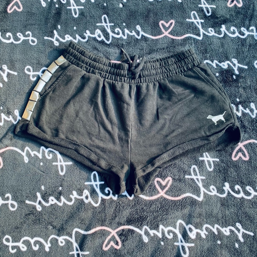 Vs pink shorts boyfriend style